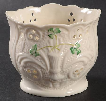 Shamrock 3" Pierced Votive Candleholder