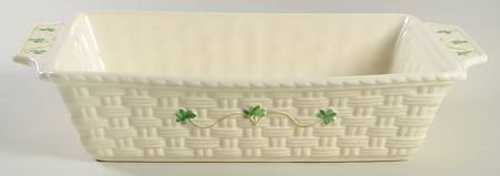 Shamrock 2 Quart Rectangular Casserole No Lid