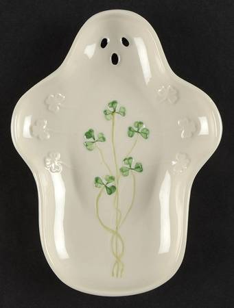 Shamrock Figural Open Candy Dish