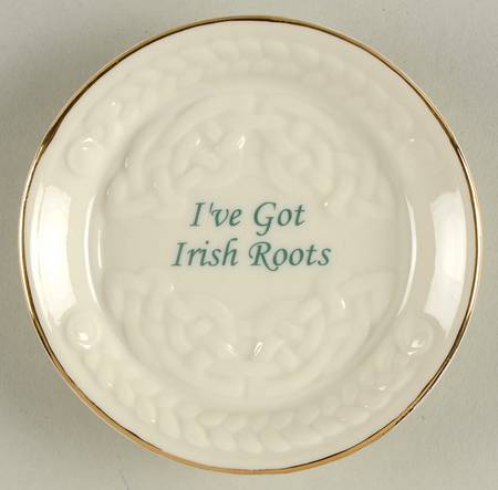 Shamrock 4" Round Celtic Dish