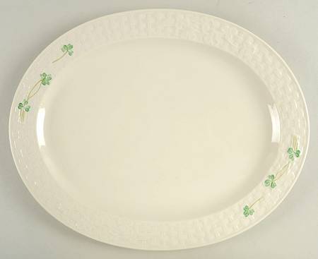 Shamrock 15" Oval Serving Platter