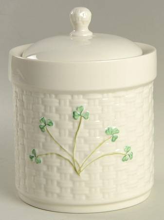 Shamrock Small Canister & Lid