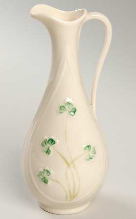 Shamrock 7" Typha Spill Vase
