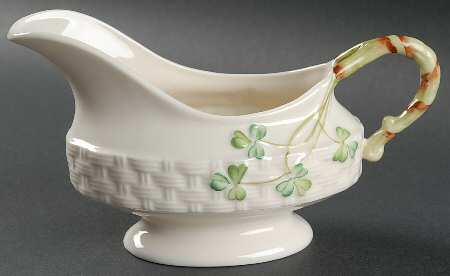 Shamrock Gravy Boat