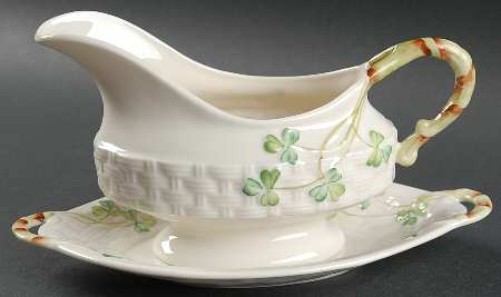 Shamrock Gravy Boat & Underplate