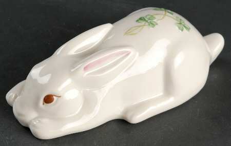 Shamrock Rabbit Figurine