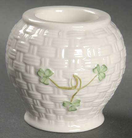 Shamrock Reversible 3" Candlestick(Holds a Stick Or Votive)