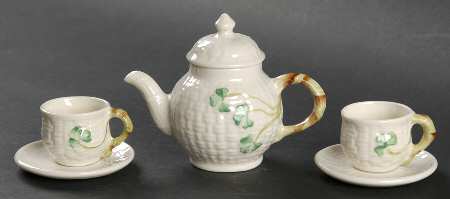 Shamrock 6 Piece Miniature Tea Set