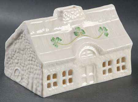 Shamrock House Shaped Tea Light
