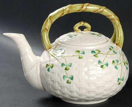 Shamrock Teapot & Lid