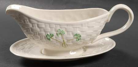 Shamrock Gravy Boat & Underplate