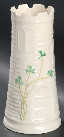 Shamrock 7" Castle Vase