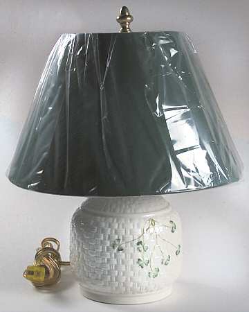 Shamrock 14" Electric Lamp & Shade