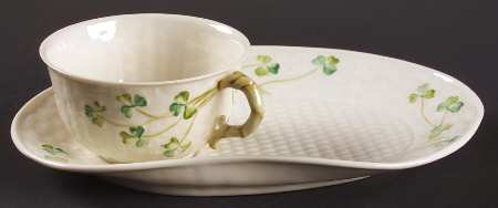 Shamrock Snack Plate & Cup Set