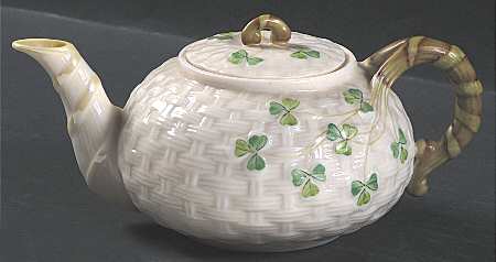 Shamrock Individual Teapot & Lid