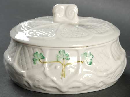 Shamrock 4" Round Box & Lid