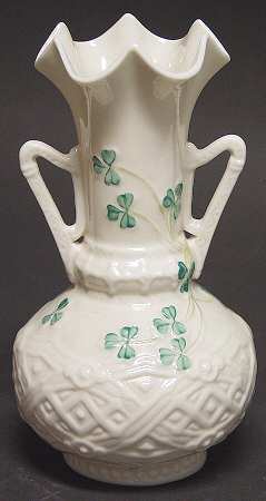 Shamrock 6" Harp Vase