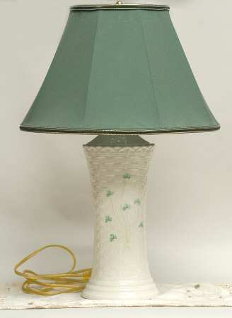 Shamrock 21" Electric Lamp & Shade