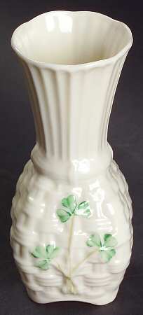 Shamrock 4" Galway Toy Spill Vase