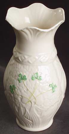 Shamrock 6" Fortunes Vase