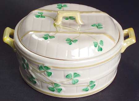 Shamrock Butter Tub & Lid