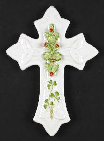 Shamrock Christmas Cross