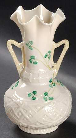 Shamrock 6" Harp Vase