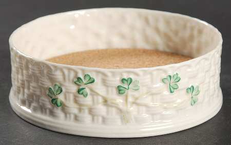 Shamrock Wine Bottle Coaster