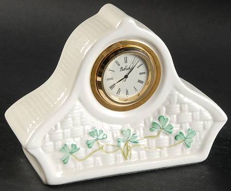 Shamrock Small Desk Clock