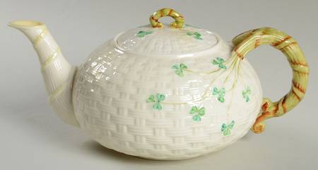 Shamrock Teapot & Lid