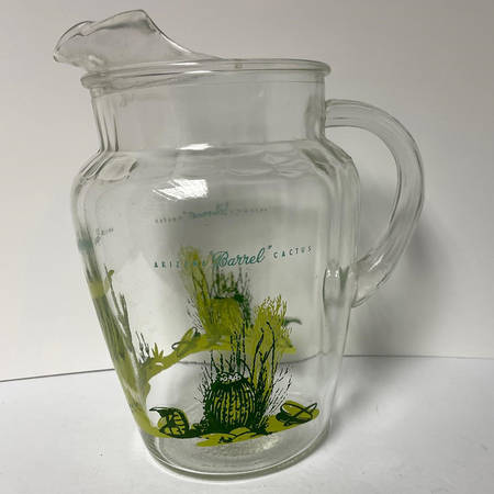 Arizona Cactus 64 Oz Glassware Pitcher