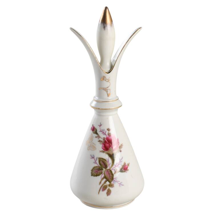 Moss Rose Cruet with Stopper