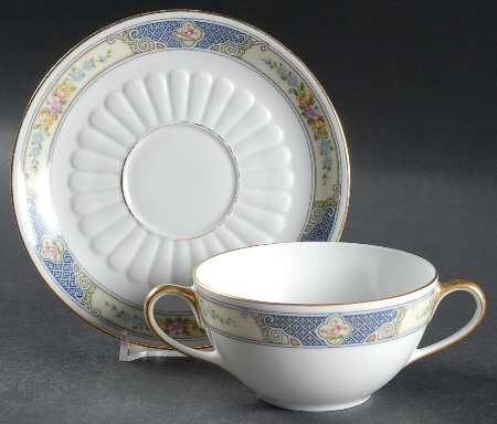 2164 Flat Bouillon Cup & Saucer