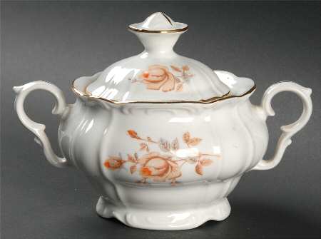 Alpin Rose Sugar Bowl & Lid