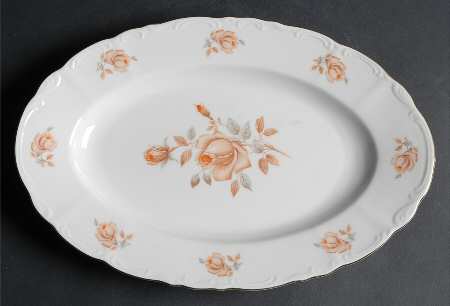Alpin Rose 12" Oval Serving Platter