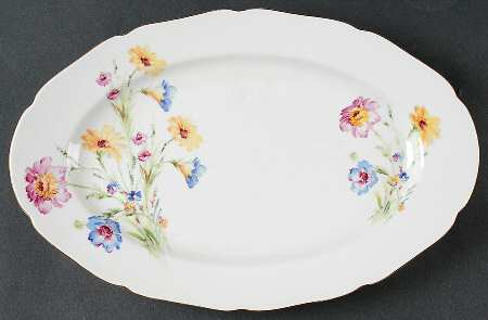 BOH24 14" Oval Serving Platter by Bohemia Ceramic Works