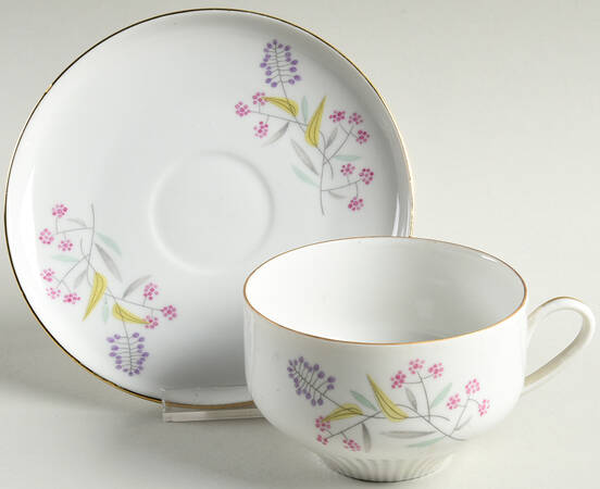 BOH4 Flat Cup & Saucer Set