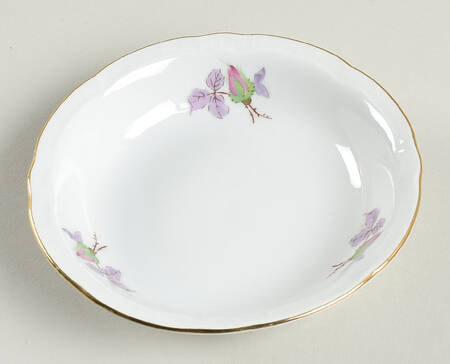 BOH5 (Embossed Vertical Lines) Fruit/Dessert (Sauce) Bowl