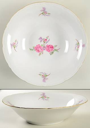 BOH5 (Embossed Vertical Lines) 10" Round Vegetable Bowl