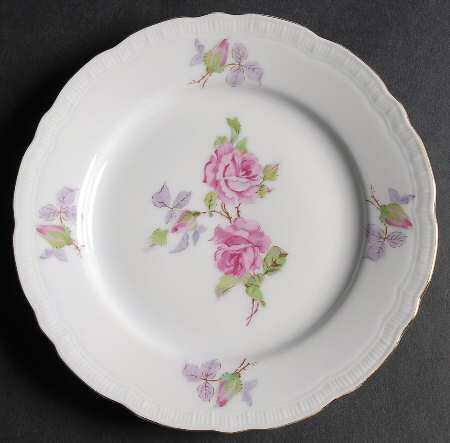 BOH5 (Embossed Vertical Lines) Bread & Butter Plate