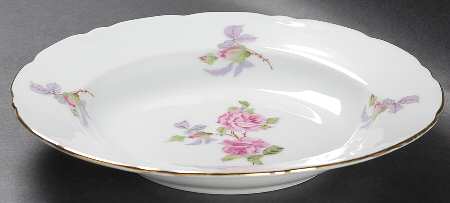 BOH5 (Embossed Vertical Lines) Rim Soup Bowl