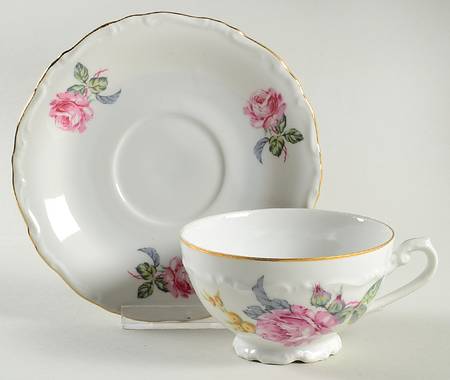 BOH50 Footed Cup & Saucer Set