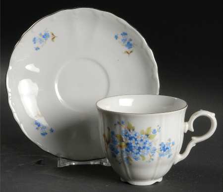 Deauville Flat Cup & Saucer Set