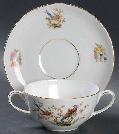 The Eaton Flat Bouillon Cup & Saucer