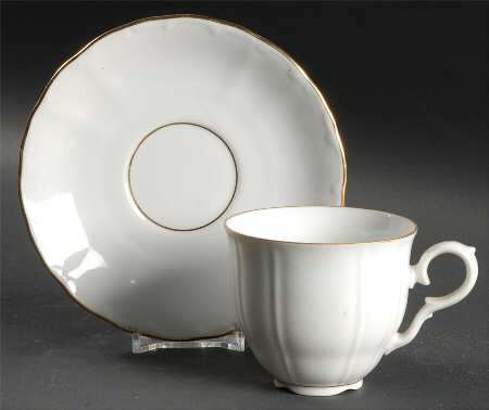 Empress Flat Cup & Saucer Set