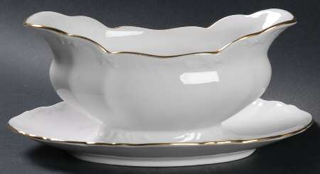 Empress Gravy Boat with Attached Underplate