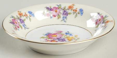 Floradora (Cream Border) Fruit/Dessert (Sauce) Bowl