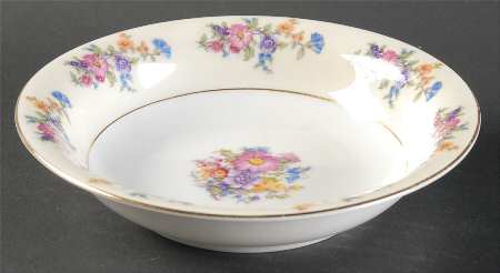 Floradora (Cream Border) Coupe Cereal Bowl