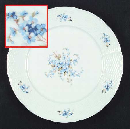 Forget Me Not Dinner Plate