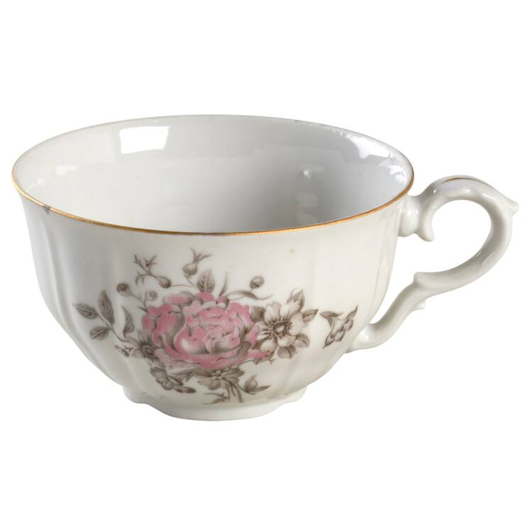 Maria (Embossed Edge) Flat Cup